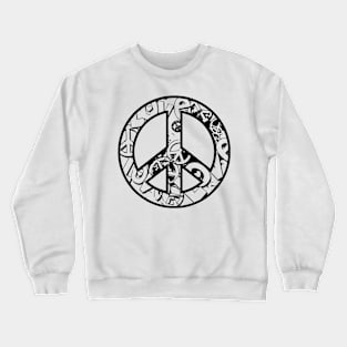 Peace and Love Crewneck Sweatshirt